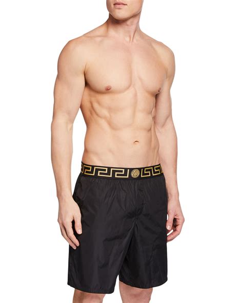 versace men swim shorts|designer bathing suits men's.